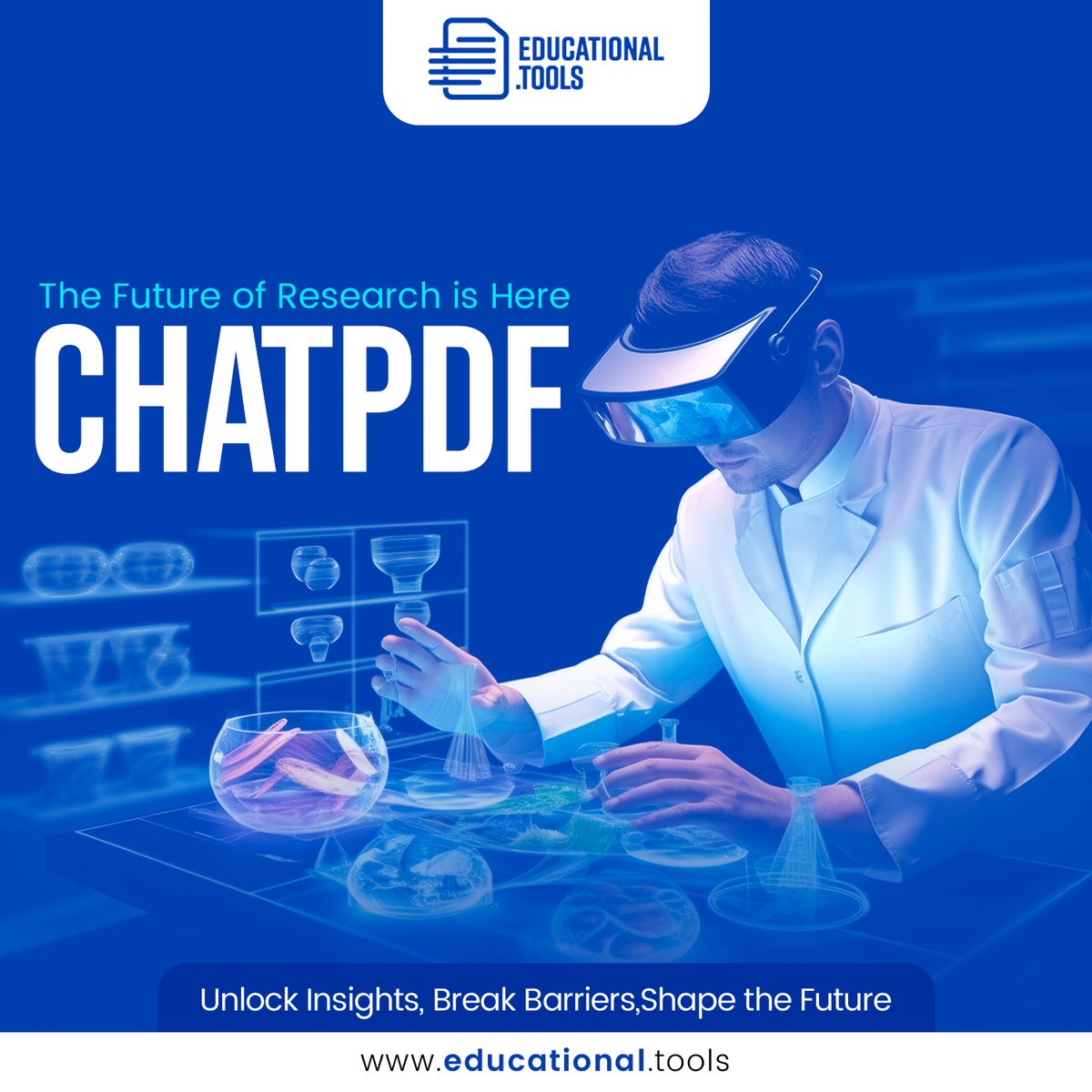 TheEduTools's tweet image. Research is ready for the future, and it&apos;s as simple as having a conversation with a coworker. Introducing ChatPDF, your AI-driven research helper.

#ResearchFuture #ChatPDF #AIDriven #ResearchHelper #FutureReady #InnovationResearch #TechResearch