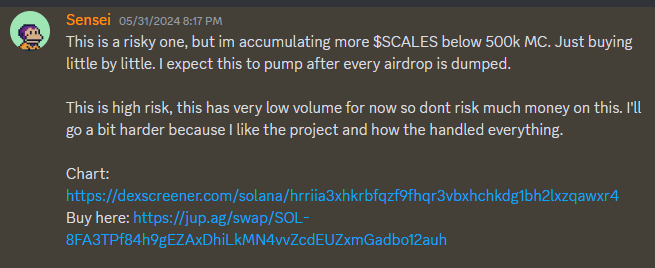 SenseiSOL's tweet image. Happy ending with $SCALES. 

It&apos;s been a long time since I&apos;ve been excited about a project like @tryscales. Thanks for bringing some fun this week!
