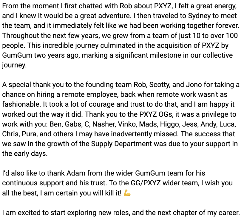ramyyared's tweet photo. Some personal news… after 6 great years, my time at @playgroundxyz  will come to an end this summer. https://t.co/BFIaT6DoSN