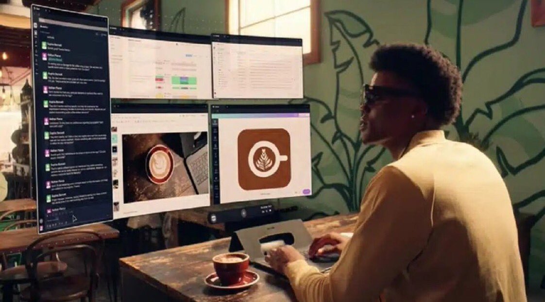 StrainPromo's tweet image. Un nouveau PC révolutionnaire : le #SpacetopG1AR de @sightful. Pas d’écran physique, tout repose sur la réalité augmentée via des lunettes AR et une tablette avec clavier et trackpad. Une nouvelle manière de travailler ! #Holy_tech