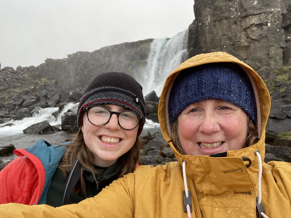 Well we are in Iceland! Hurricane like winds, rain, hail and snow today :) but having fun!