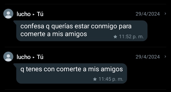 fue el mensaje más fuerte que recibí