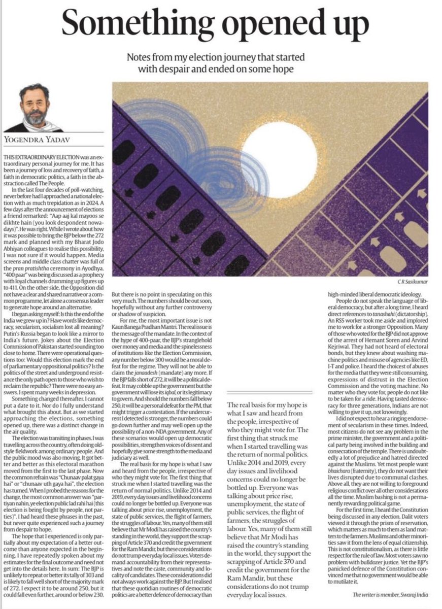vir sanghvi (@virsanghvi) on Twitter photo Letās give credit where credit is due.
It takes a brave man to fly against the wind.
ā¦<a href="/_YogendraYadav/">Yogendra Yadav</a>ā© Letās give credit where credit is due.
It takes a brave man to fly against the wind.
ā¦<a href="/_YogendraYadav/">Yogendra Yadav</a>ā©