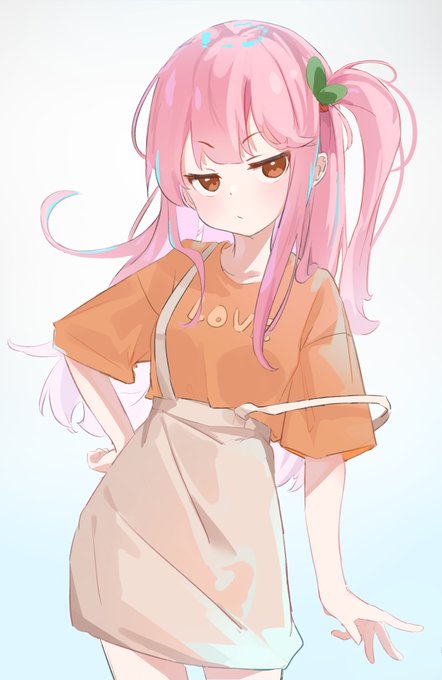 「ピンク髪 半袖」のTwitter画像/イラスト(新着)