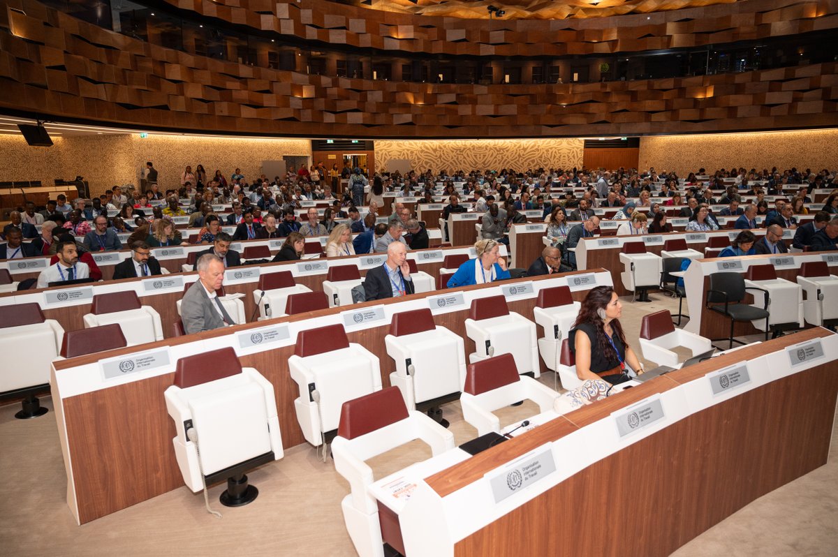 ILOACTRAV's tweet photo. Workers' Group meeting at #ILC2024 #CIT2024 #ILOACTRAV in Room XIX at the Palais des Nations https://t.co/xJW1YcX4oU
