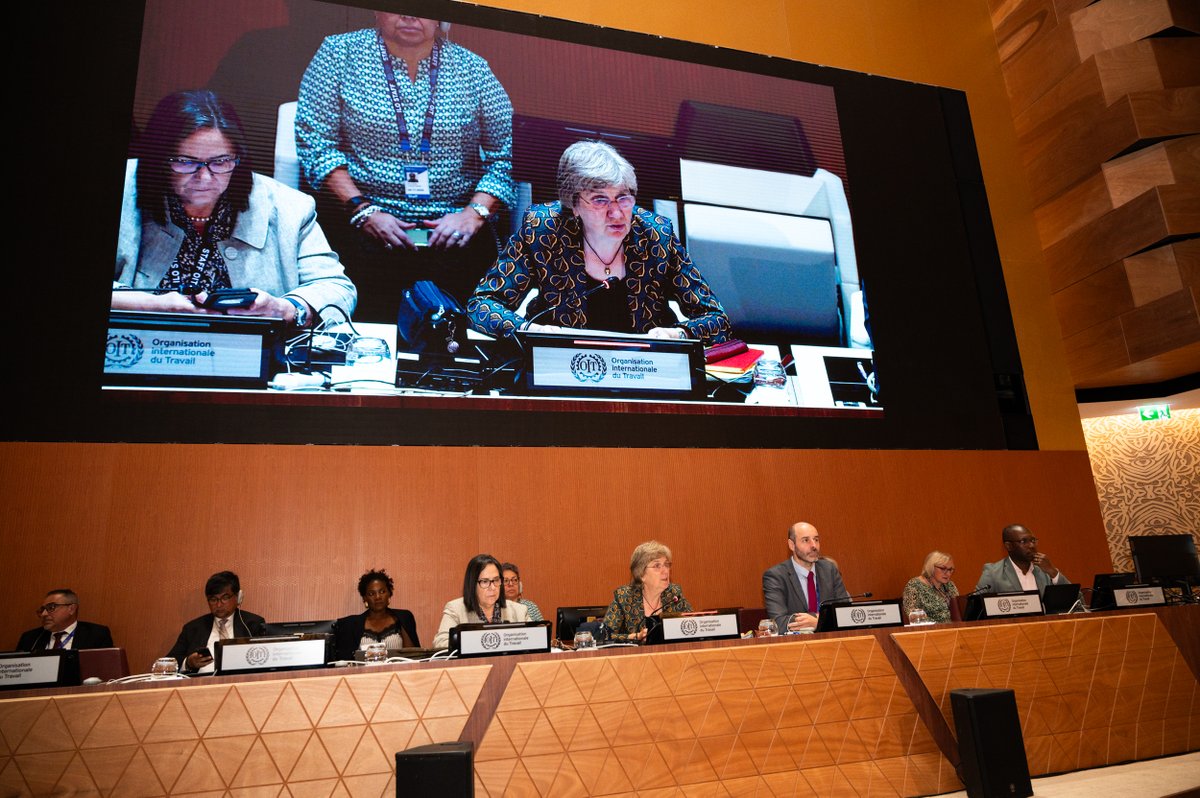 ILOACTRAV's tweet photo. Workers' Group meeting at #ILC2024 #CIT2024 #ILOACTRAV in Room XIX at the Palais des Nations https://t.co/xJW1YcX4oU