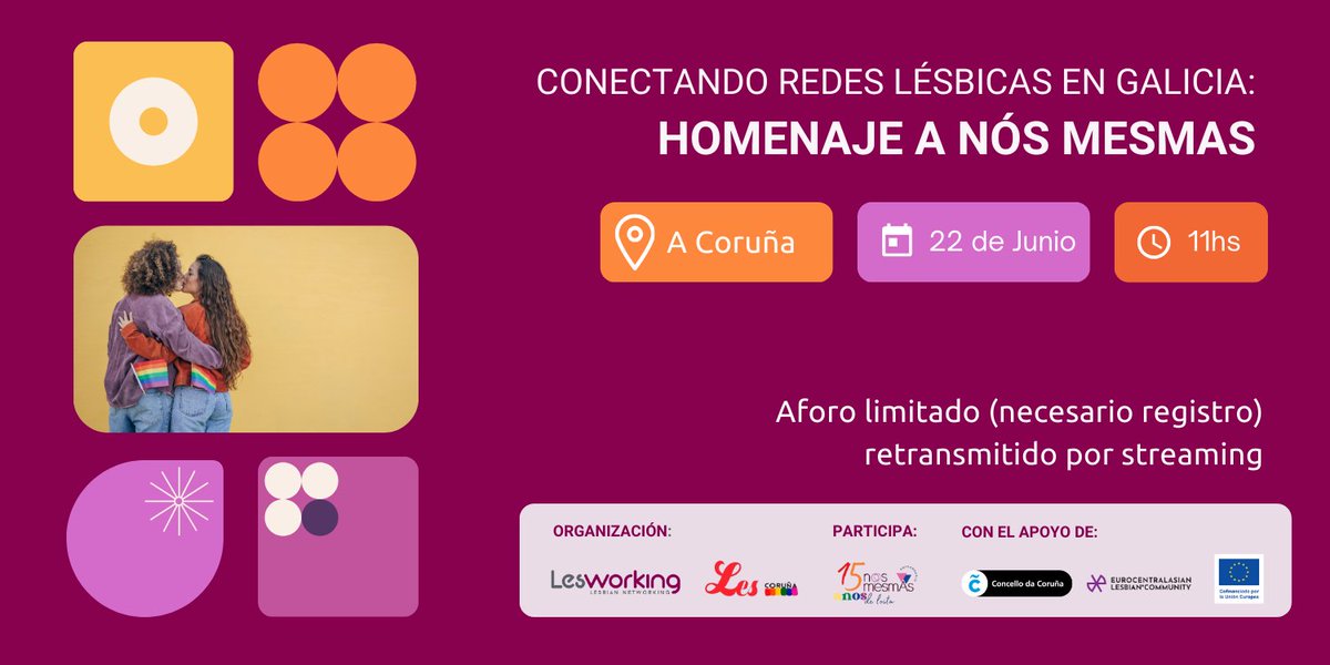 🌈Arrancamos el mes del orgullo con muchas ganas y contamos contigo para celebrar juntas.

⭐️<a href="/lesworking/">leslie</a> y Les Coruña se unen para rendir homenaje a la asociación feminista @Nosmesmas 

📍Toda la info, agenda y registro en este enlace: lesworking.com/inicio/actuali…
