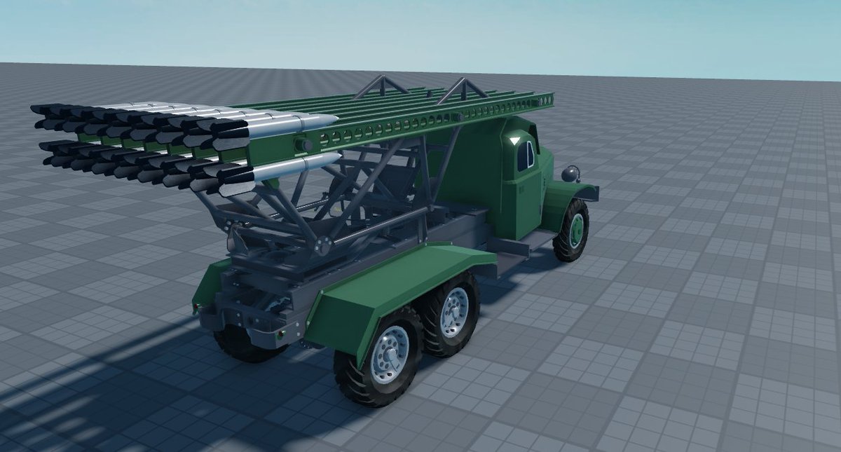 brenan1111's tweet photo. BM-13-16 ZIS-151 "Katyusha"
#Roblox #RobloxDev #RobloxBuilds https://t.co/IrU9mnaVeE