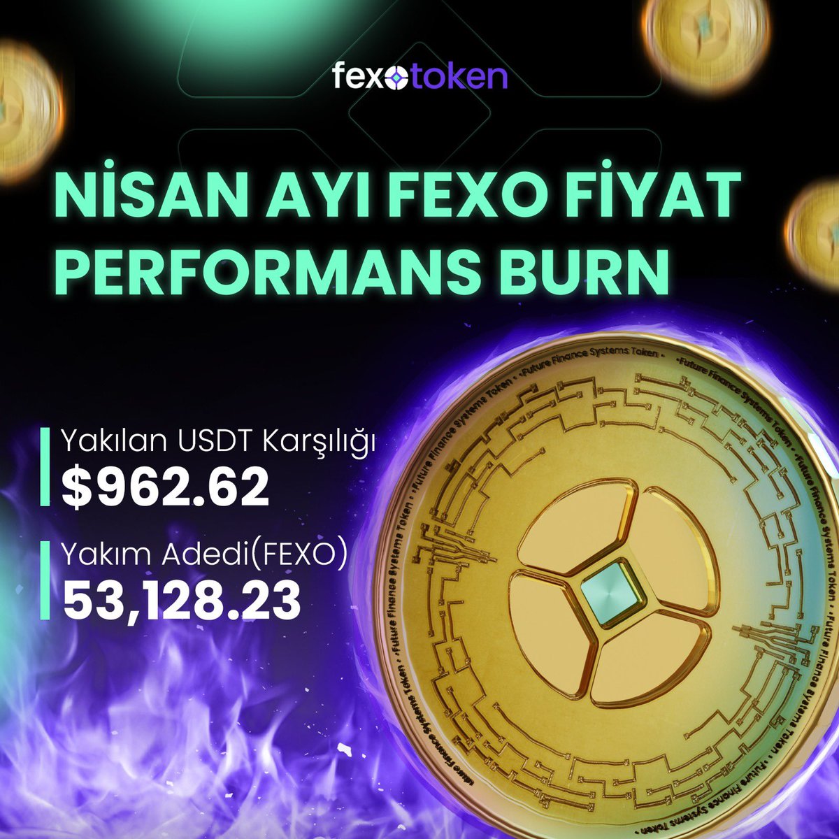 53,128.23  FEXO yakıldı! 🔥💜 #FexoToken