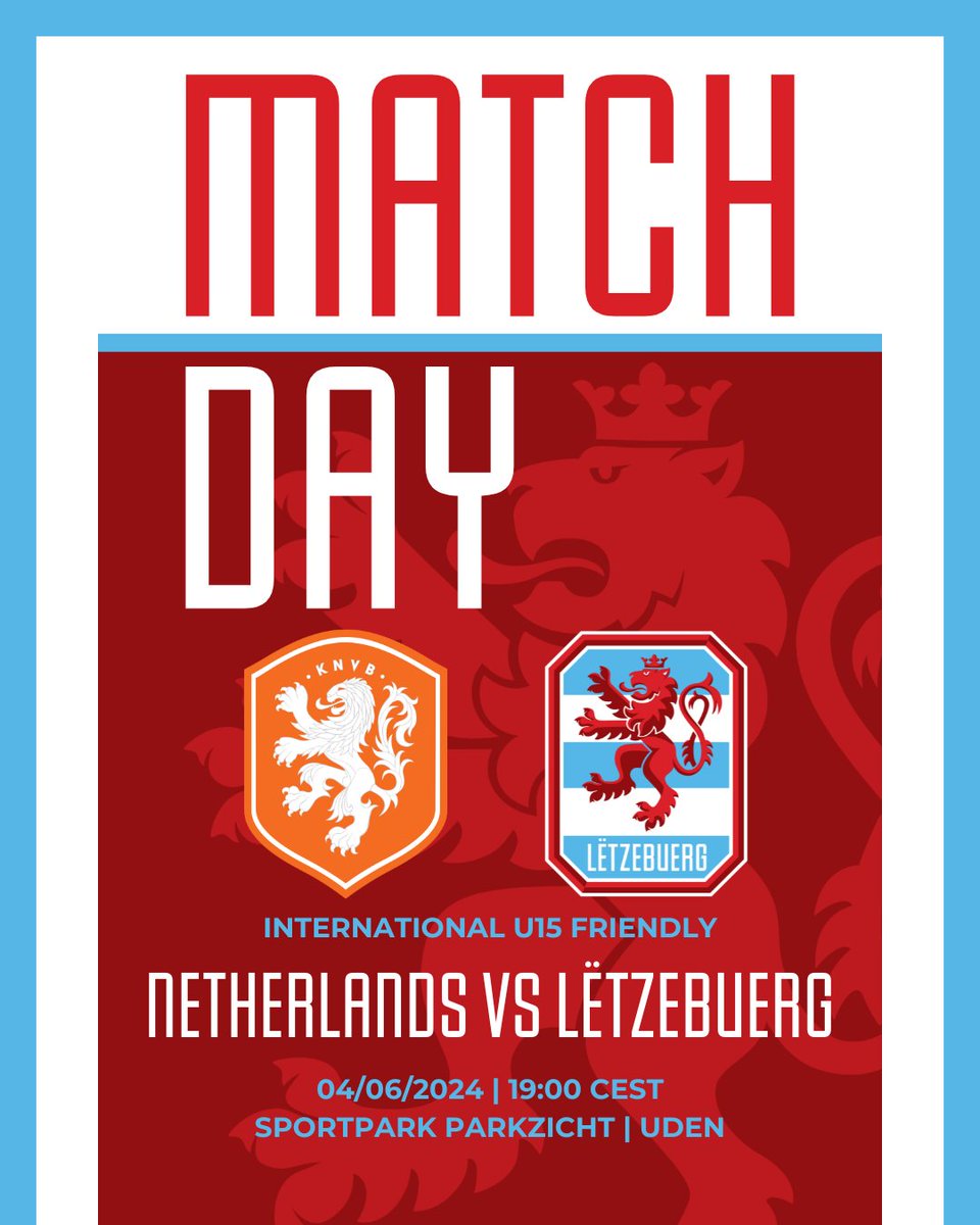 flf_lu's tweet photo. 🇳🇱🇱🇺

📆 04.06.2024
⏰ 19:00 CEST

#RoudeLéiwHuelSe #U15Léiwen #NEDLUX https://t.co/4VcN1jocNS