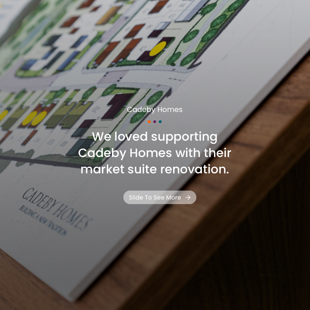 EvolutionUK_Ltd's tweet photo. We loved supporting Cadeby Homes with their market suite renovation. Based at Grange Meadows, Northampton, the brief was to create a comfortable and reassuring atmosphere for clients whilst developing a look that stood out against their competition.
#housingdevelopment https://t.co/ihLpWSLkFa