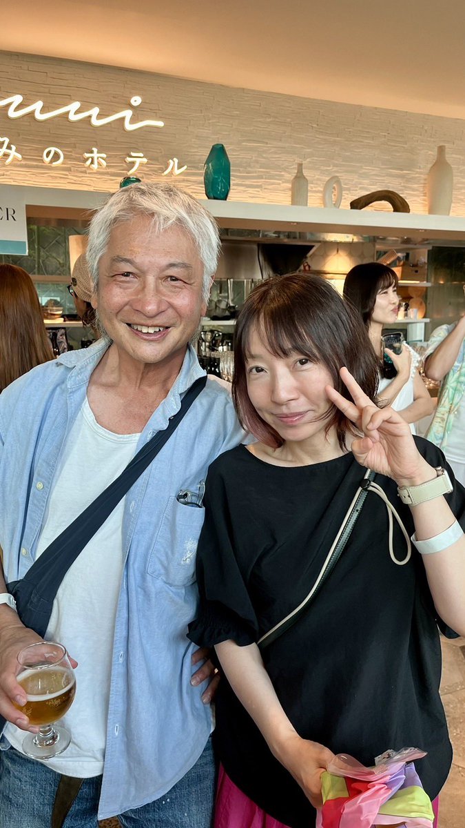 miegoxxx's tweet photo. 先週土曜日葉山のパーティで完ちゃんとお話させていただきました。昔は恐れ多くて近くにも行けなかったけどミーゴアミーゴ覚えててくれて感激です！DJでは東京ブロンクスかけてくれてさらに感涙😌楽しかったー❣️ https://t.co/GPTWmHf6uS