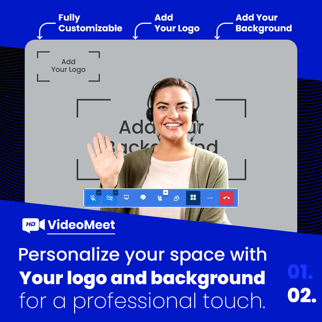 VIDEO_MEET's tweet photo. Generic video conferencing? Not at all!

VideoMeet's White-label solution lets you create a branded experience. Boost brand recognition, security &amp; collaboration!

A special thanks to @istart_School and Rajasthan Innovation Award for their support.

#WhiteLabelVideo #VideoMeet https://t.co/elLrhZ108h