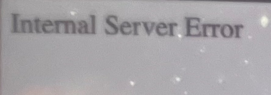 eTIMS - Increases medical administrative costs

So the whole of last week the eTIMS server had collapsed. 

So patients were seen in some medical facilities while the server had collapsed. On logging in a some providers reported that they get a nice message ‘INTERNAL SERVER