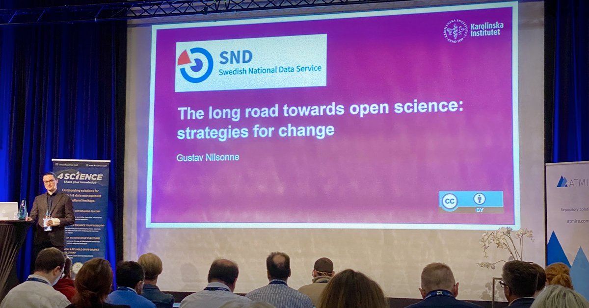 🎙️ Gustav Nilsonne, our senior advisor, delivered an inspiring keynote on “The Long Road Towards Open Science” at Open Repositories Conference 2024. 🚀
#or2024 #OpenRepositories2024  #OpenScience #KeynoteSpeaker