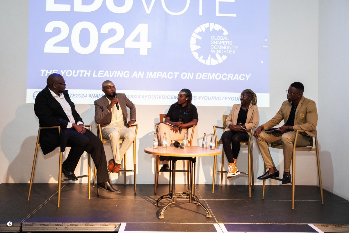 WindhoekShapers's tweet photo. And that's a wrap!

Last week, our voter education initiative aimed at bridging the gap between young voters and the electoral process came to an end with the EduVote 2024 panel discussion held at The Village in Windhoek. 

1/4 https://t.co/vaPtcy2KrW