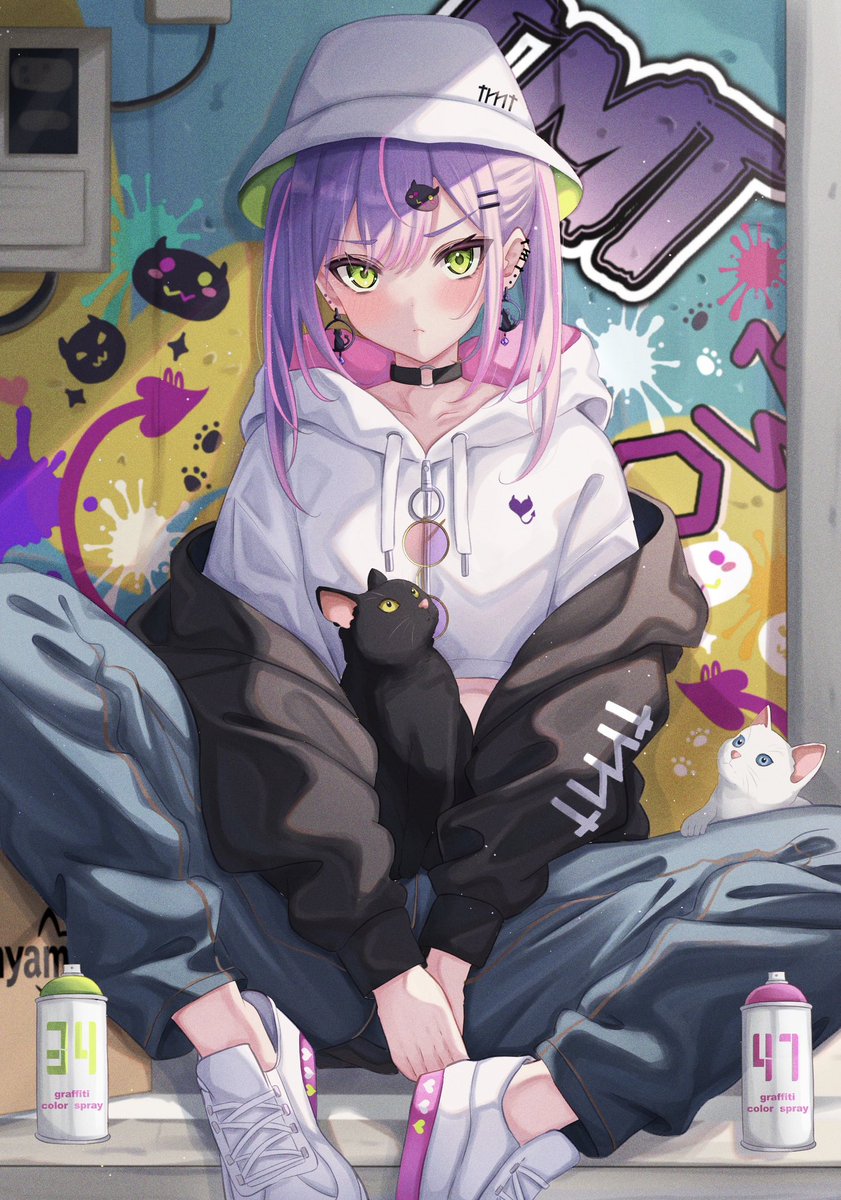 ストリート×トワ様👾🐈‍⬛ #TOWART