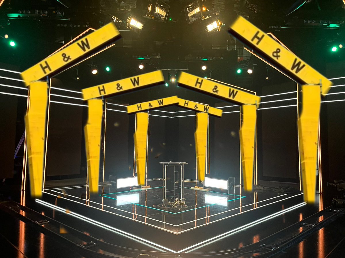BigDirtyFry's tweet photo. UTV will be using the same studio for their leaders debate with a few minor alterations https://t.co/E6jVJq0SaA