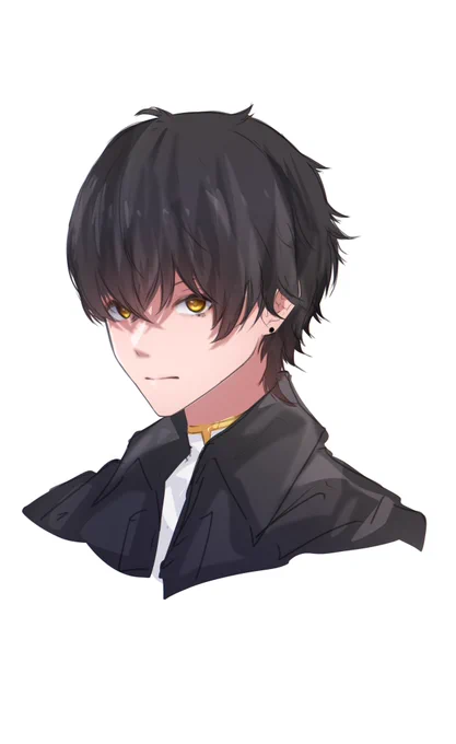 そういや描いてた鳴潮の男しゅじんこー