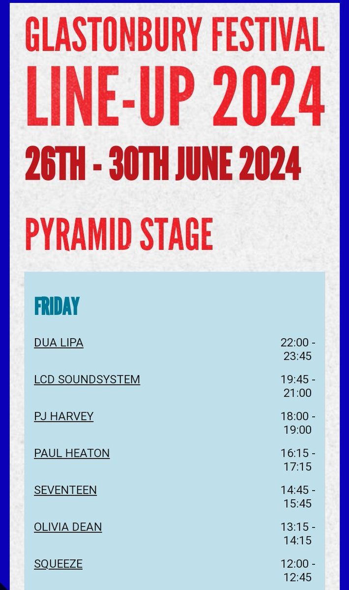 WorldwideCarats's tweet photo. [SCHEDULE] #SEVENTEEN will be performing at the Pyramid Stage of Glastonbury Festival, in United Kingdom on June 28, Friday! 🎡

SEVENTEEN will be the FIRST K-Pop Group to grace the ICONIC Main stage of one of UK's biggest festivals!

🗓️ June 28, 2024 (Friday)
⏰ 14:45 - 15:45 BST
📍 Worthy Farm, Pilton, Somerset, England
 
🔗 https://t.co/FxX1Y5CPGw

#세븐틴 #セブチ #glastonburyfestival @pledis_17 @glastonbury