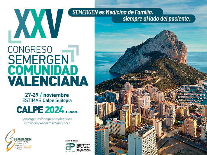 👉XXV Congreso @Semergen_CV  📅27 al 29 de noviembre 📍Calpe Espacio para compartir experiencias, actualizaciones y ratos libres con todos vosotros. i.mtr.cool/ziuyyuqteg #SEMERGENCV24