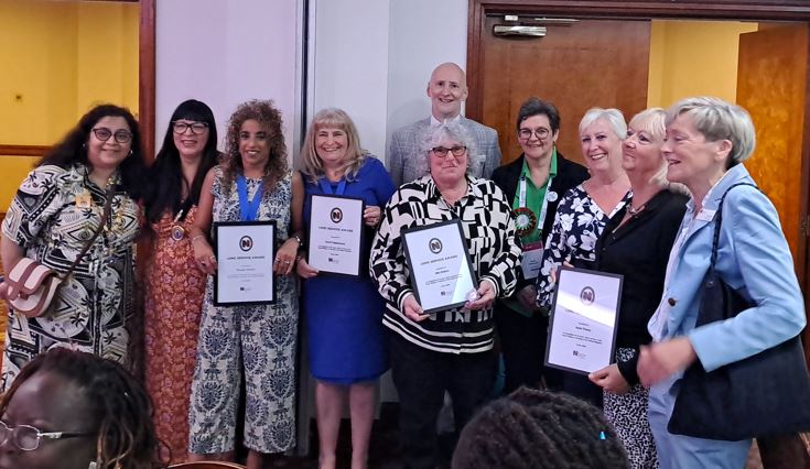 RCNNorthern's tweet photo. Members from the Northern and RCN Yorkshire and the Humber regions enjoyed their Congress regional reception last night at #RCN24. Pictured here are the winners of the quiz, and long service award winners from both regions. 
Follow the proceedings here: https://t.co/ZSxfGvqxh0 https://t.co/HHZ8sYHoeo