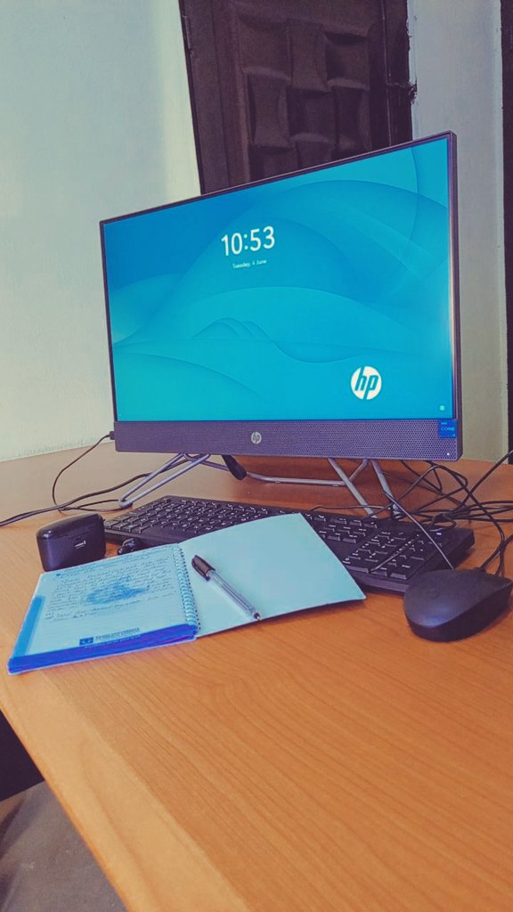 Manifesting my workspace as a remote virtual assistant.God has turned my water into wine#HallelujahChallenge