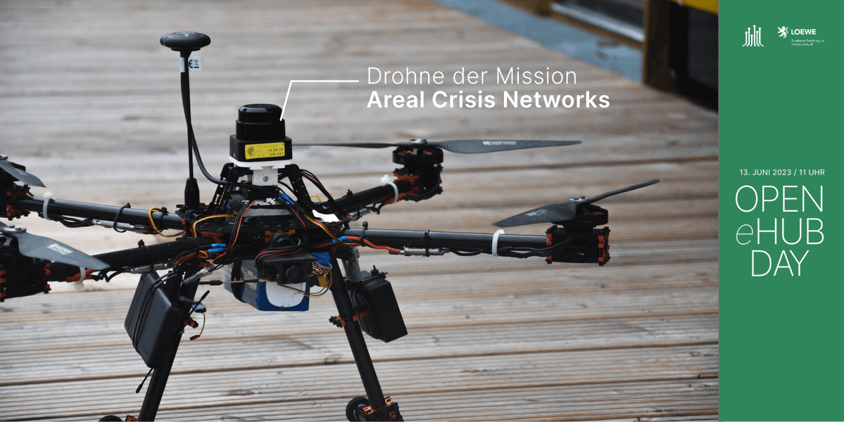 emergen_CITY's tweet photo. Entdecke neue #Netzwerktechnologie mit #Drohnen! Am 13. Juni öffnet das #eHUB im Rahmen der emergenCITY Woche seine Türen. Sei dabei, und erfahre mehr über die fliegenden #Kommunikationsnetze für #Krisen:
https://t.co/793Jlk7y0C
#UAV #CrisisTech #OpenLabDay #eCWeek2024 https://t.co/zJxdmmLbvH