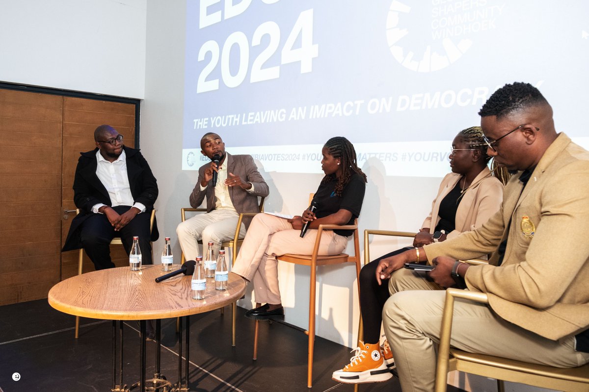 WindhoekShapers's tweet photo. ...and impactful conversation to take place. It was a fun and insightful evening and we hope you left prepared to make your mark in this year’s elections.

See you at the polls!  

#EduVote2024 #NamibiaVotes2024 #YourVoiceMatters #YourVoteYourVoice

4/4 https://t.co/Snm7aMj7MG