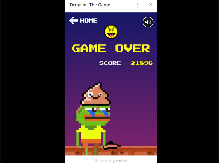 Drop_shit_game's tweet photo. Oops, got hit by poop... Time to try again! 💩😂 

https://t.co/DiImDE92LY 

#Fail #Retry #Dropshit #Poop $TON $DROP #MEME #TONgame https://t.co/d3PI4GPb0H