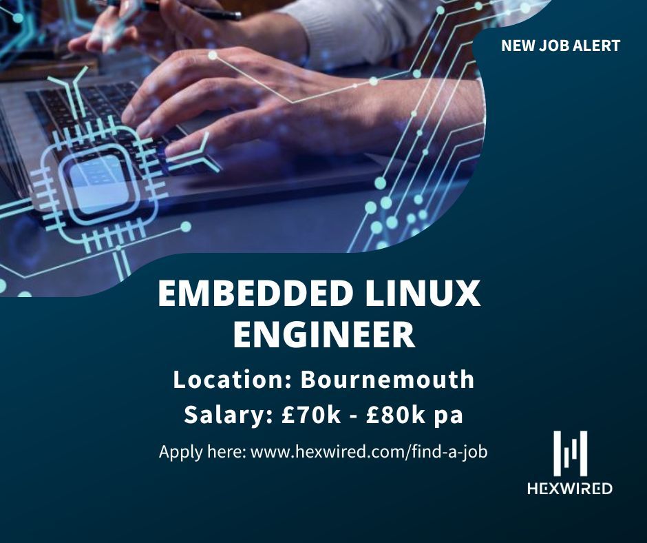 hexwired's tweet image. New job alert: Embedded Linux Engineer 💥

Position details:
📛 Embedded Linux Engineer
📌 Bournemouth (semi-remote)
💷 £70k - £80k pa

Visit our website for more information or to apply ➡️ buff.ly/3QBzzkl 

#HexwiredRecruitment #EmbeddedLinuxEngineer #TechJobs #Hiring