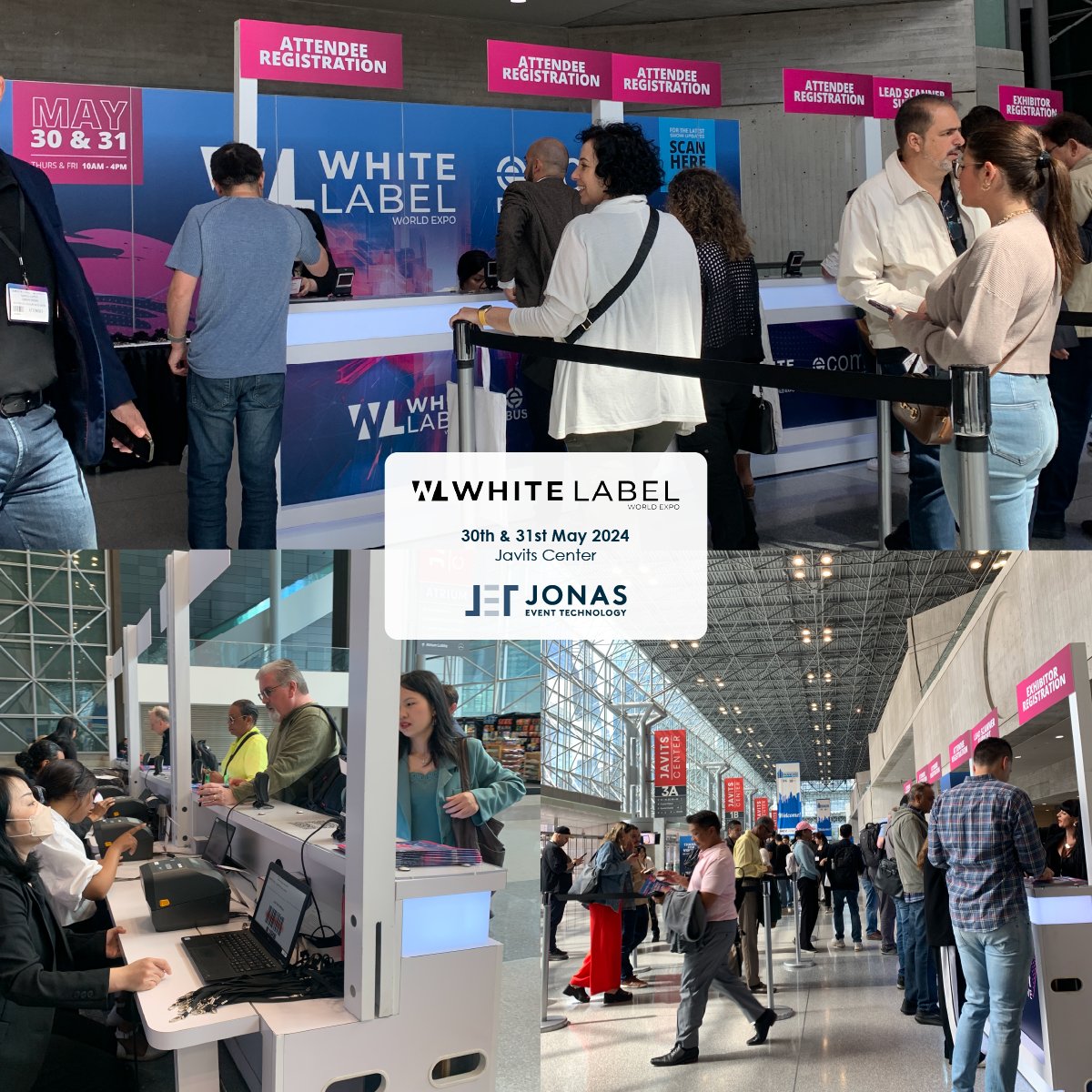 That's a wrap for May! Our team concluded last month in New York, where we had a great time handling event registration for White Label Expo New York at the Javits Centre.

#TeamJET #JonasEvents #EventProfs #EventRegistration