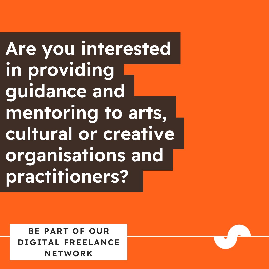 👀 We're looking for digital freelancers with knowledge/experience of creative work in the cultural sector.

Apply to join our Digital Freelance Network and benefit from:

💡 Peer learning
🤝 Networking
🚀 Training bursaries
💻  Work opps

Find out more: bit.ly/DFNMay24