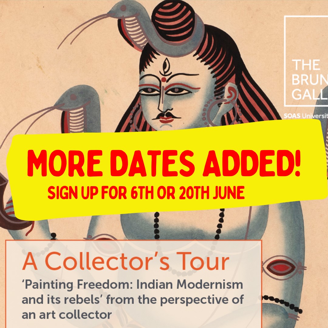 We've added two more dates to our free Collector's Tour of our 'Painting Freedom exhibition of Indian Modernist art. Sign up free for the 6th or 20th June: ow.ly/63OG50S73wm