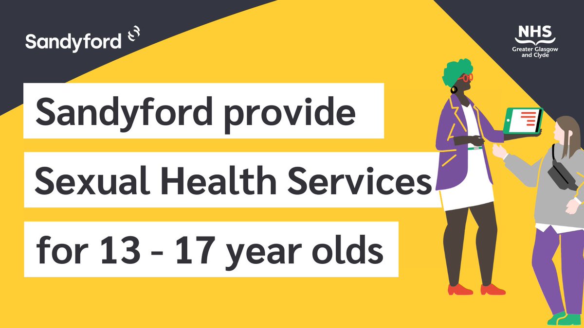 Did you know Sandyford has a dedicated sexual health service for 13 - 17yr olds living in Greater Glasgow &amp; Clyde offering STI testing, contraception &amp; more? And we've just updated our clinic days &amp; times! 📅

Find out more or make an appointment👉 ypsandyford.scot/clinic