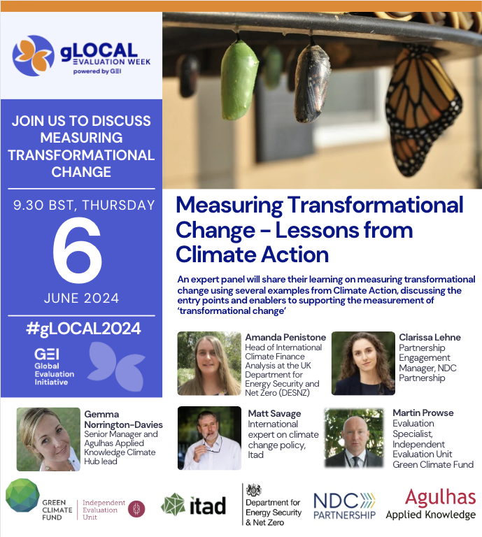 Agulhas_'s tweet photo. Just a few days until our expert panel on Measuring Transformational Change as part of #gLOCAL2024 - Join us for a learning exchange and opportunity for Q&amp;A with our panel of experts 💡https://t.co/biUZCwy2bx https://t.co/rqFbUBnObz