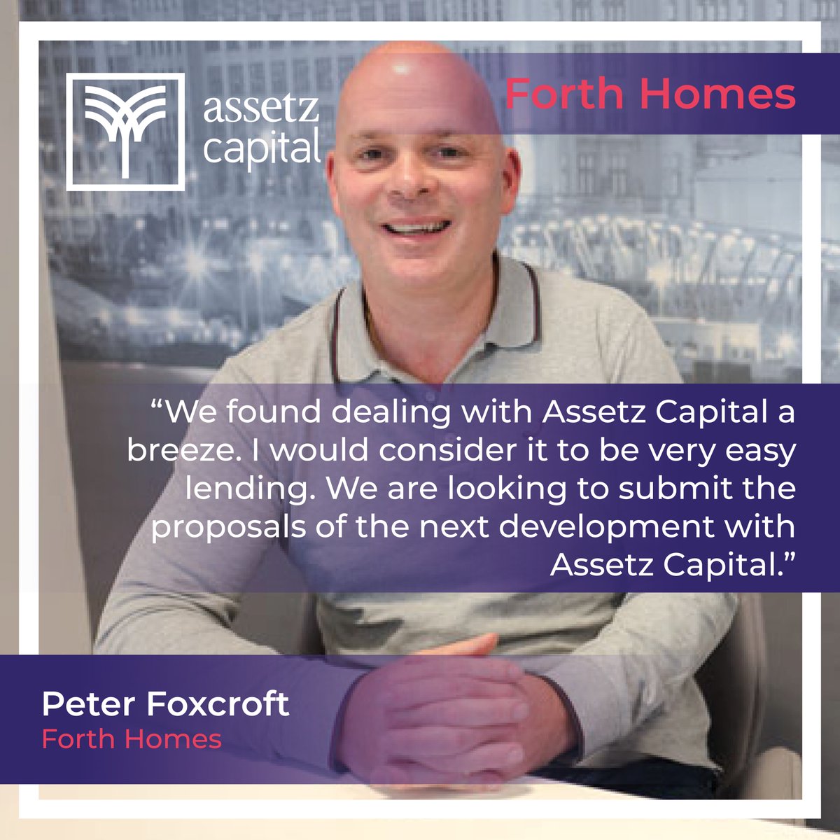 assetzcapital's tweet photo. Hear directly from Peter Foxcroft, one of our borrowers at Forth Homes, who discovered the perfect funding solution with us. 🏠
Reach out today and let us help you find the funding that fits just right. 🧱
🔗 Connect with us now- https://t.co/35iyPLV5XM https://t.co/qKXZgdq2LQ