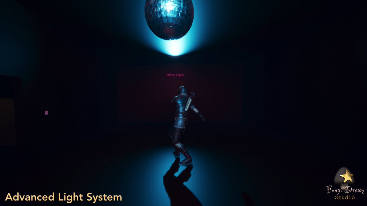 FungiDream's tweet image. Use the Advanced Light System plugin to add disco lighting to your game.💃🪩🕺
•••
🎮 Available on the Unreal Engine Market Place
🔗 Find the link in Bio
•••
#unrealengine #ue5 #unrealmarketplace #unrealengine5 #light #lighting #multiplayer #videogames #fungidreamstudio