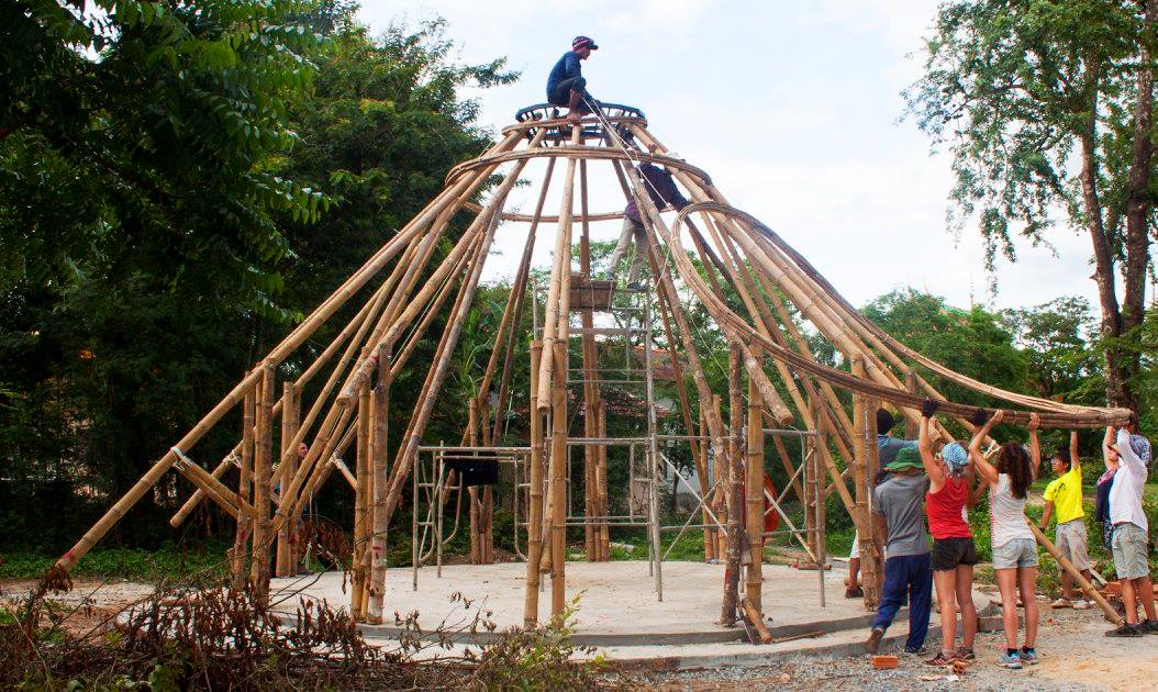 REGISTER: Do you want to learn how to build with #bamboo? Then sign up today to our latest #architectureworkshop taking place in Laos this September! #designandbuild #volunteering