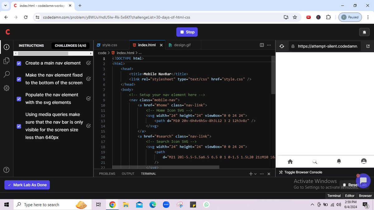 rohan_sh0808's tweet photo. 🎉Completed Day 24 of @codedamncom "30 Days of HTML & CSS Challenge"!
🧷Ready to level up my Web Dev skills!
📌Github: https://t.co/fOklQxbDWX
#HTML #CSS #CodingCommunity #Connect #WebDev #Follow #New #People #Tech #Challenge #Code #CodeDamn https://t.co/oCfQG1gNgF