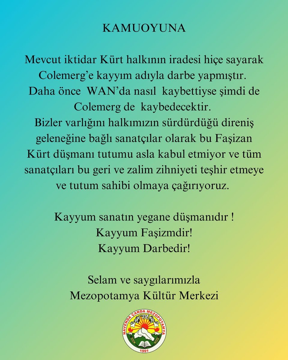 Ji Raya Giştî Re / Kamuoyuna