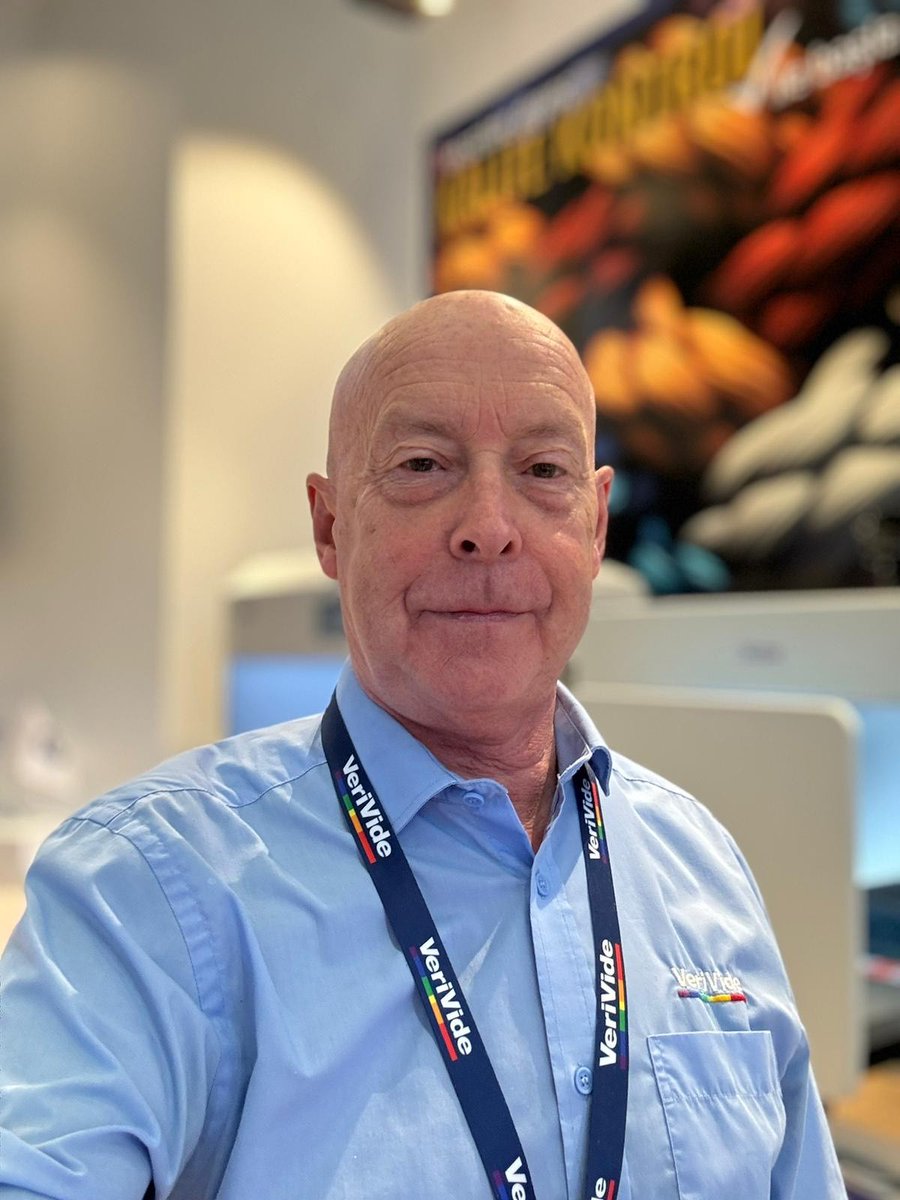 VeriVide's tweet photo. ITM Day 1!👏 

The @aygenteksltd  stand looks amazing👀 

The VeriVide UltraView, DigiEye and OmniStretch are all on show and Russell is on hand to give demonstrations and give you a more detailed walk through!

Stop by in Hall 8 stand 805A😄 
 
#ITM #VeriVide #textiles #Turkey https://t.co/NHqxWiAjsV