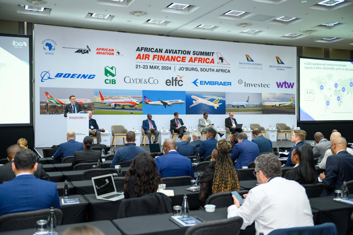 IBAaviation's tweet photo. Despite the market's challenges, there was a positive mood overall at the recent @AfricanAviation Air Finance Africa summit in Johannesburg. Daniel Taylor, Head of Consulting, attended and shared IBA's latest  regional aviation intelligence. 
#AfricanAviation #AviationConference https://t.co/W3vUxkqNHk