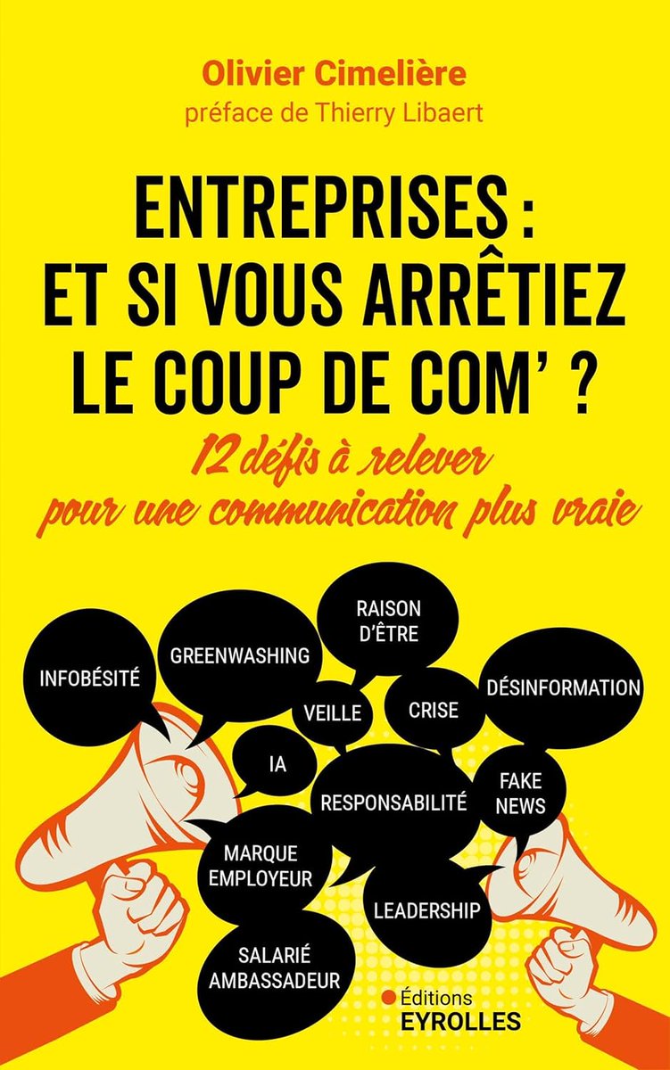 Critique de « Entreprises, et si vous arrêtiez le coup de com’ ? » d’Olivier Cimelière
⚠️ Spoiler alert : ouvrage indispensable !
choblab.com/woops/critique…