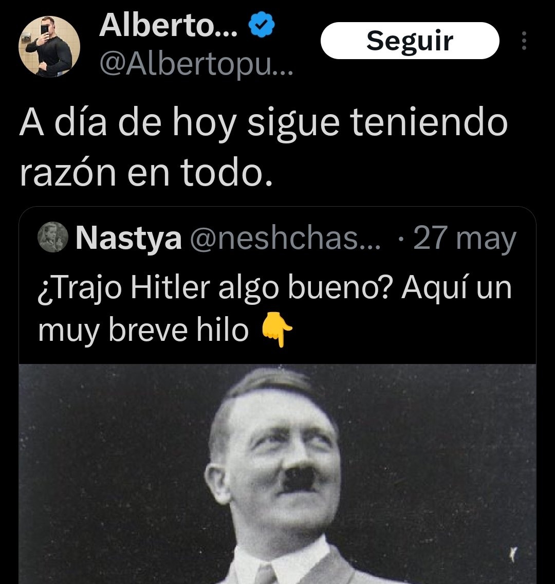 Sentid2016Comun's tweet photo. En una sociedad sana, preocuparía más la vida de una criatura que va a ser criada por un neonazi de mierda que adora a Hitler, que un comentario sobre la realidad evidentemente de que cualquier persona será libre para decidir sobre su orientación sexual.

El agresor 👇 https://t.co/RaTGUuR1It