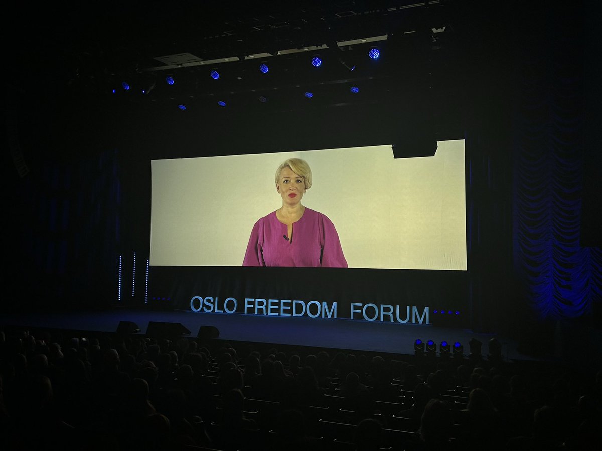 khodorkovsky_en's tweet image. Follow the talk by Anastasia Shevchenko, Russian politician and opposition figure during @OsloFF @HRF’s annual global conference Live right now
Nastya shares her emotional story of strength in the face of the Kremlin regime. #OsloFF
Join the livestream now:
• YouTube:…