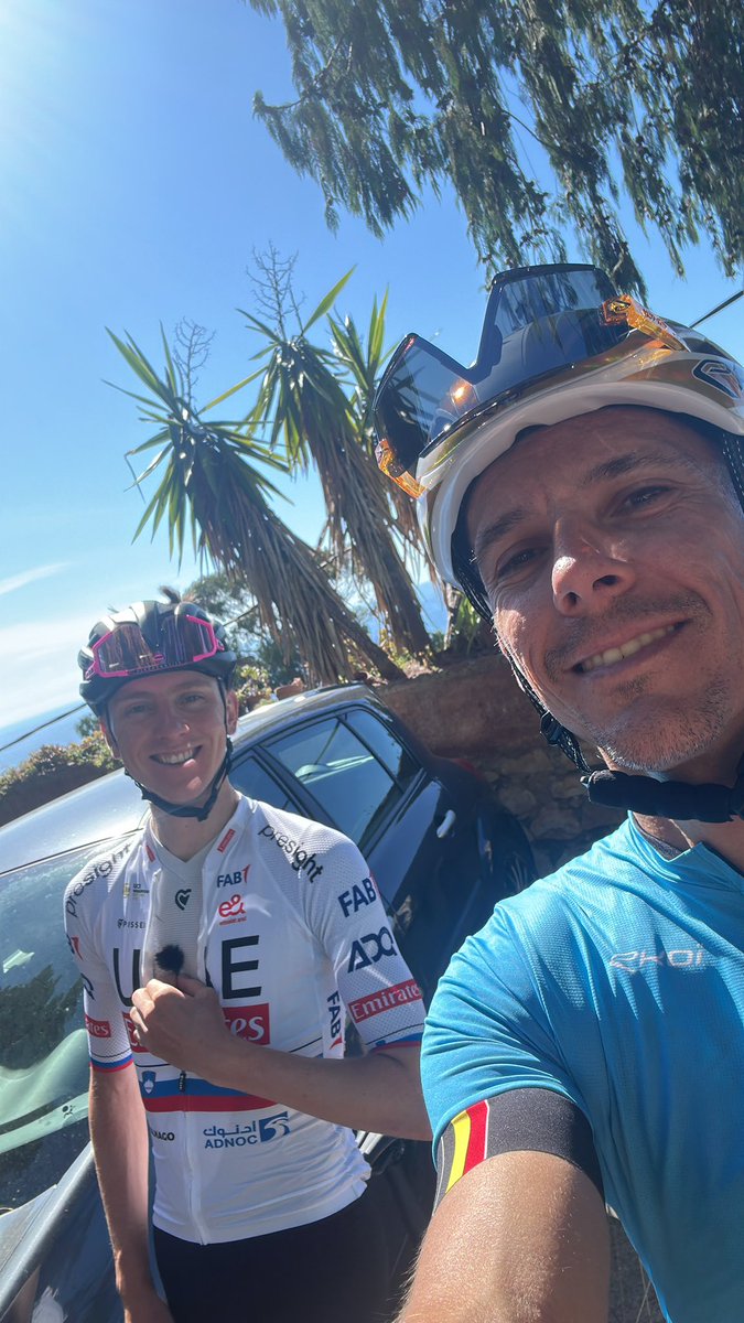 PhilippeGilbert's tweet photo. Reconnaissance du chrono final du @LeTour avec @TamauPogi ! Le parcours lui plaît! Très difficile et technique à la fois cela promet de beaux écarts !
Monaco Nice ! https://t.co/kC71PntXcB