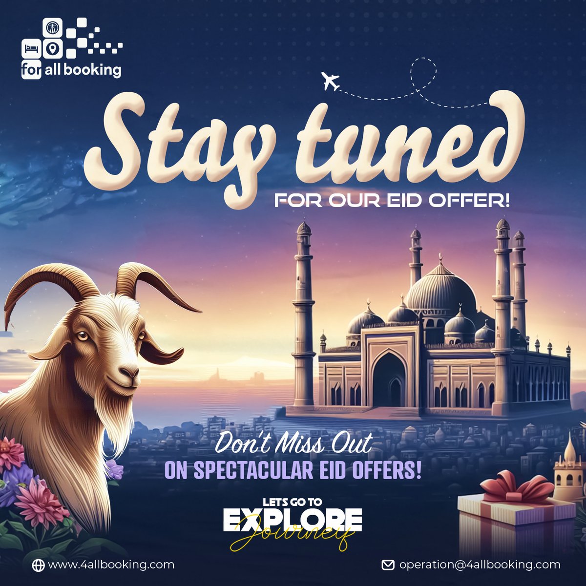 4allbooking's tweet photo. Stay tuned for 4allbooking best offers!
#travel #sales #4allbooking #offers #b2btravel #traveltech https://t.co/f3kEiWrZAX