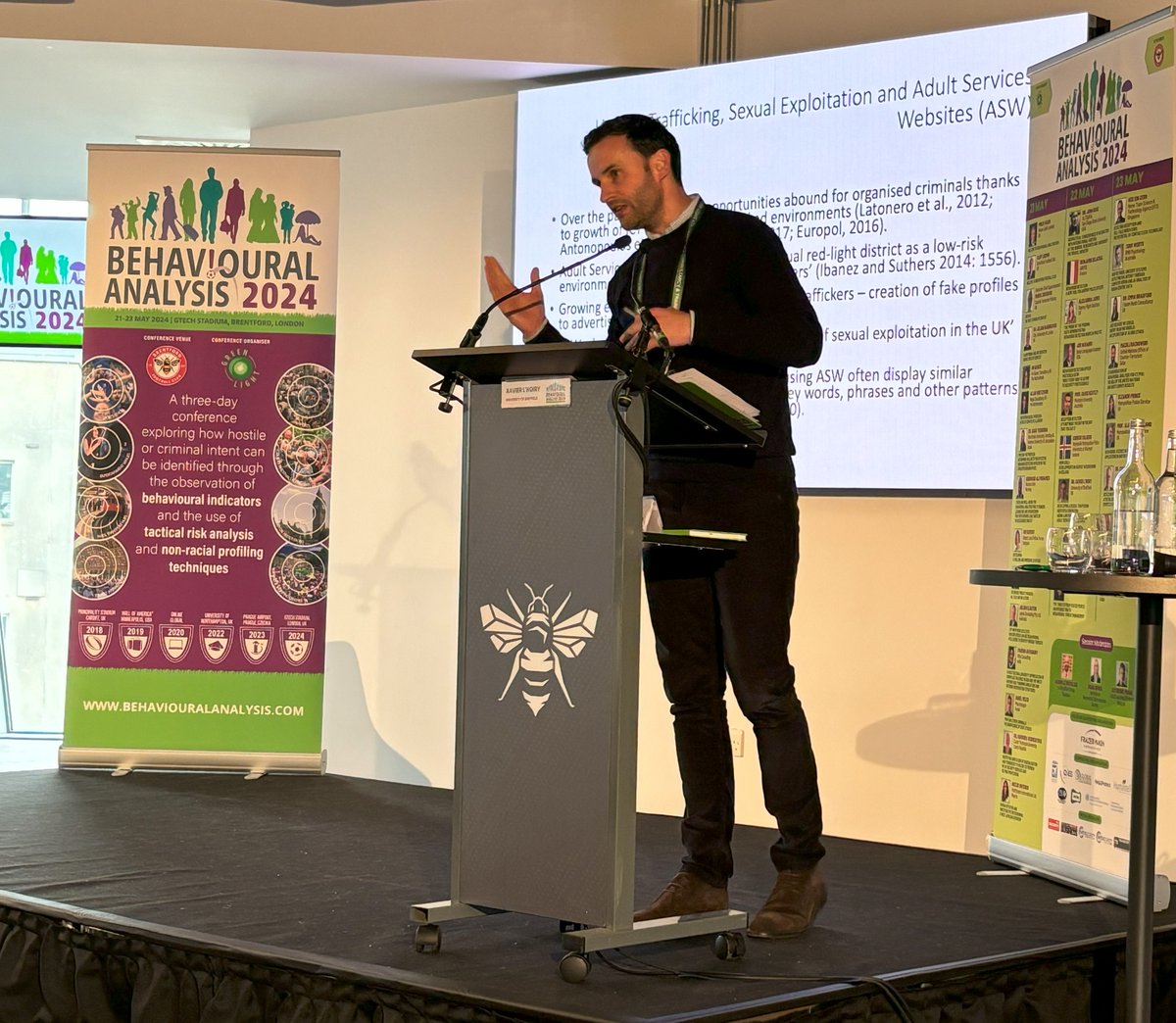 lhoiry's tweet photo. Pleasure to present ongoing work on commercial sexual exploitation and online platforms at @BehAnalysis2024 conference a couple of weeks ago. Thanks to Philip Baum for the invitation. @BrentfordFC's Gtech stadium was a great venue too! https://t.co/qA21JfohiX