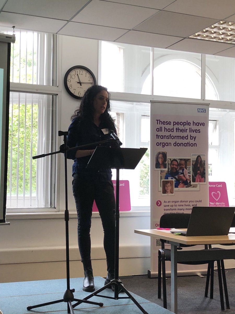Dr Leah McLaughlin outlining research on the impact of the change in legislation on organ donation.  Awareness of law change very low amongst minority ethnic communities ⁦<a href="/NBTA_UK/">NBTA</a>⁩ #NBTADevelopingMessaging